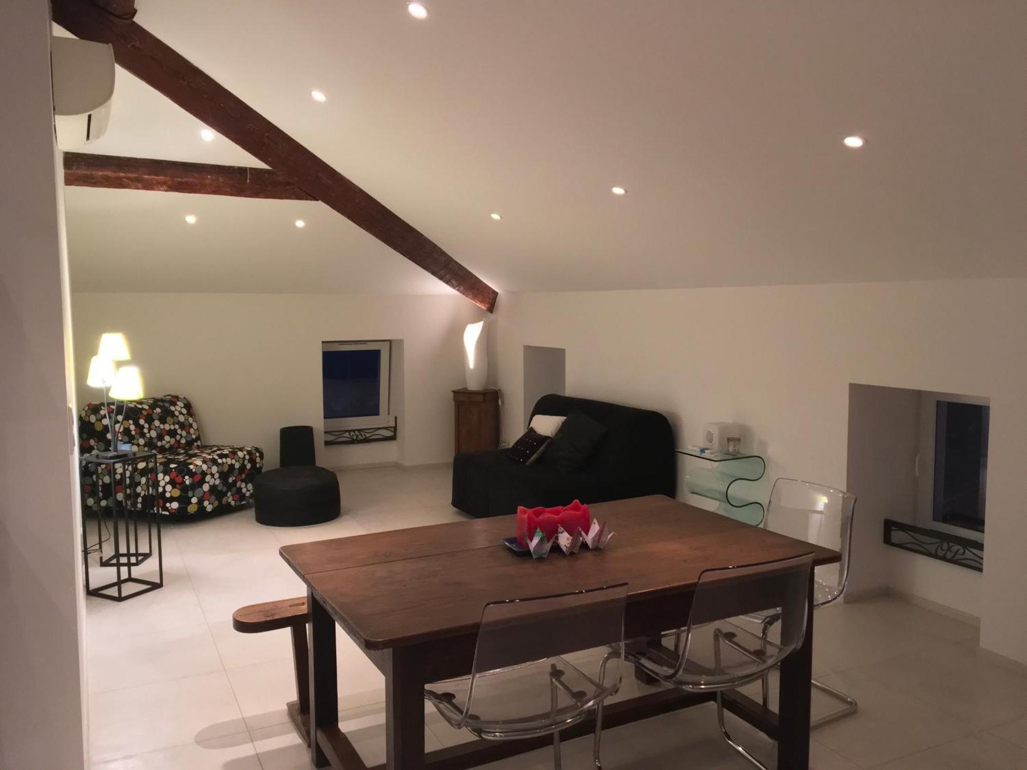 Grand Appartement Style Loft Bord De Mer Propriano (Corsica) Exterior foto